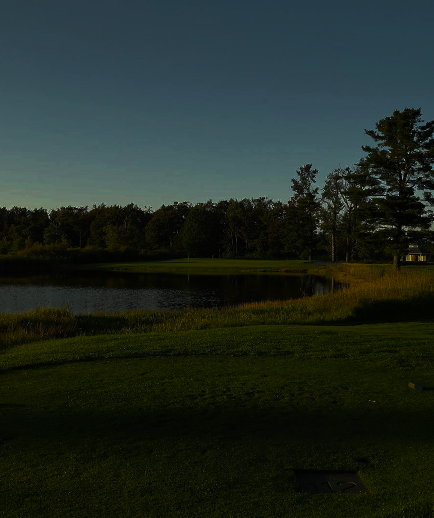 A scenic view of a lake with a forest backdrop