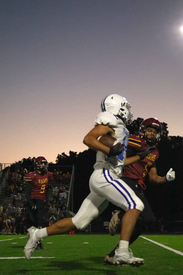 running football player