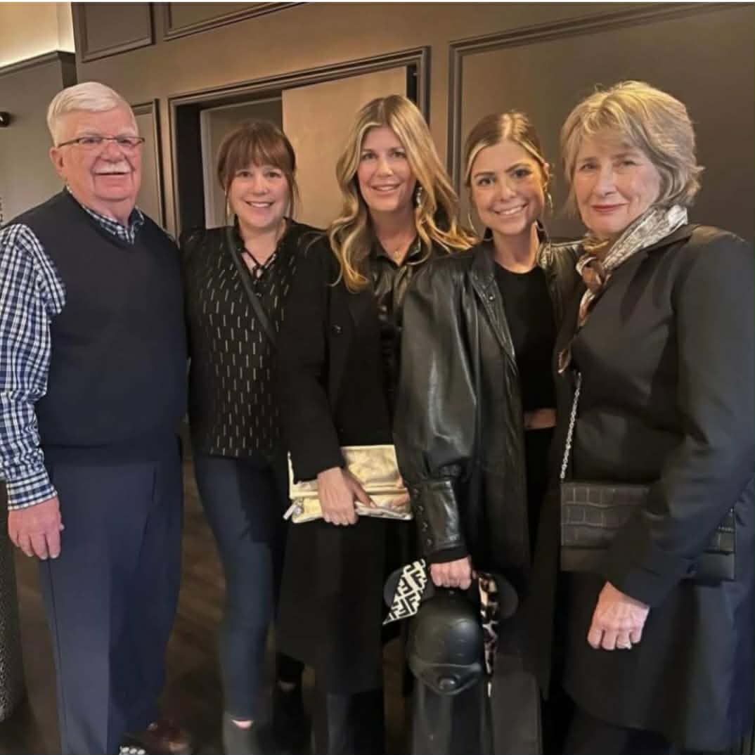 Mary Zack standing with her whole family 