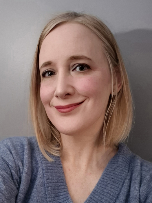 woman smiling